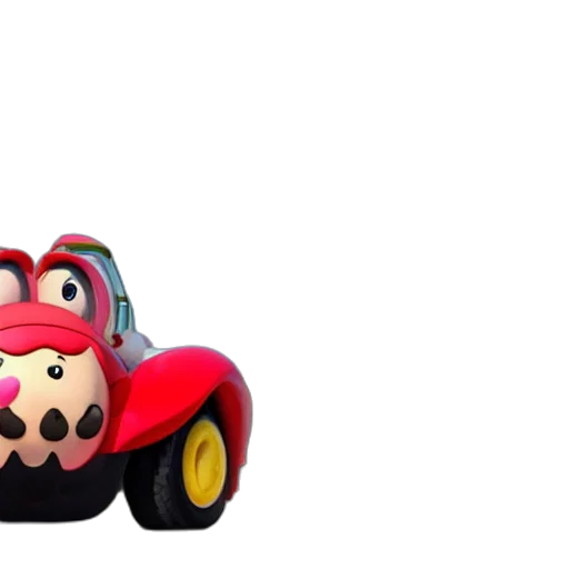car, animal, 3d render, concept art transparent PNG cut-out