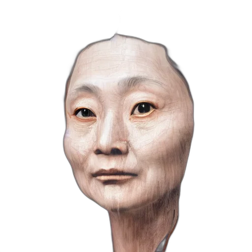 face, mask, robot, creature transparent PNG cut-out