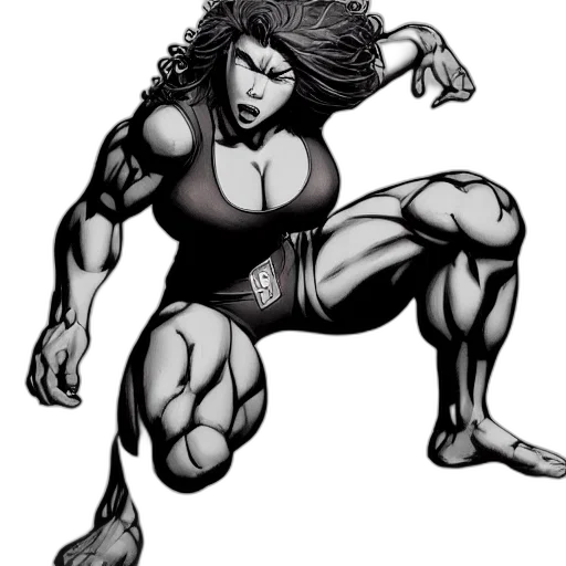 comic book art, cartoon, concept art, fantasy art transparent PNG cut-out