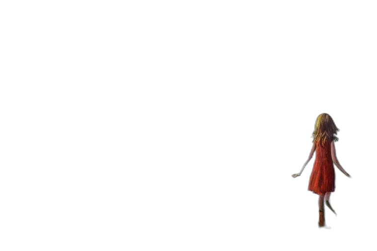 dress, staff, umbrella, shoes transparent PNG cut-out