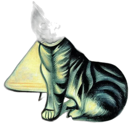hat, animal, staff, creature, concept art, watercolor, photorealistic, fantasy art transparent PNG cut-out