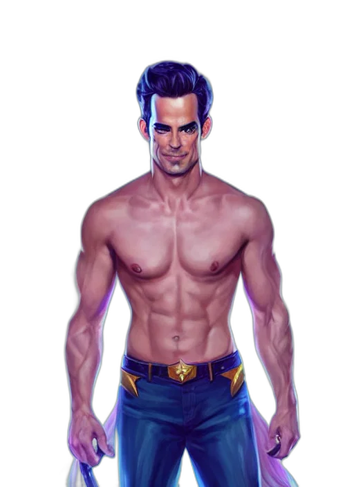 concept art, comic book art, fantasy art, cyberpunk, blue, full, body, portrait transparent PNG cut-out