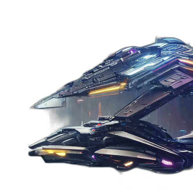 weapon, car, robot, concept art, 3d render, cyberpunk, fantasy art, outer space transparent PNG cut-out