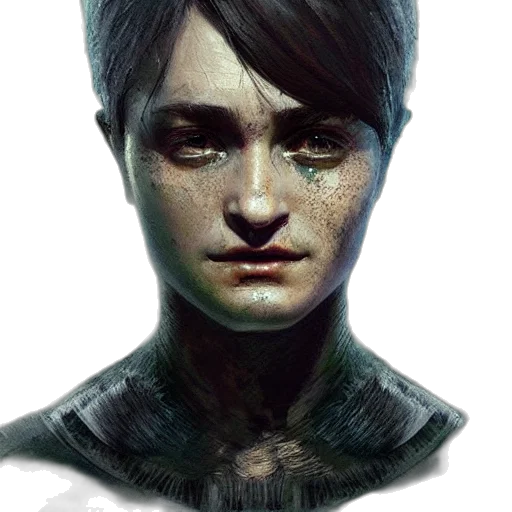 face, mask, robot, creature, concept art, fantasy art, photorealistic, cyberpunk transparent PNG cut-out