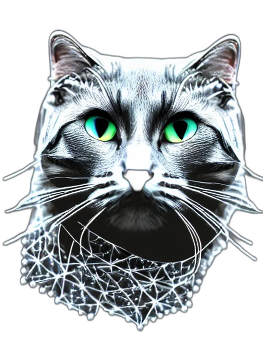 mask, animal, jewelry, face, photorealistic, 3d render, concept art, comic book art transparent PNG cut-out