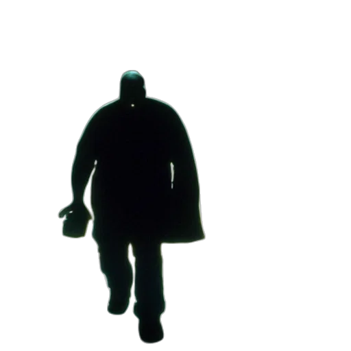 mask, jacket, staff, robot, concept art, 3d render, cyberpunk, fog transparent PNG cut-out