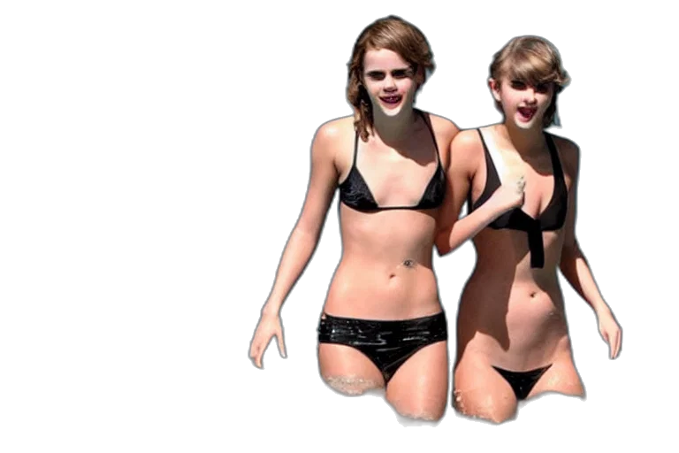 3d render, concept art, photorealistic, cartoon, emma, watson, taylor, swift transparent PNG cut-out