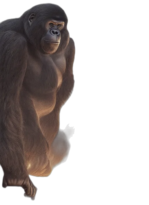 animal, creature, concept art, 3d render transparent PNG cut-out