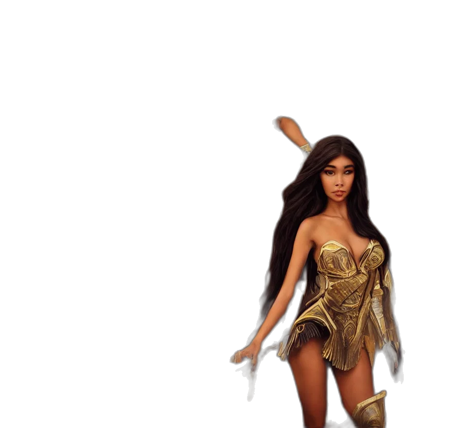 fantasy art, concept art, 3d render, pixel art transparent PNG cut-out