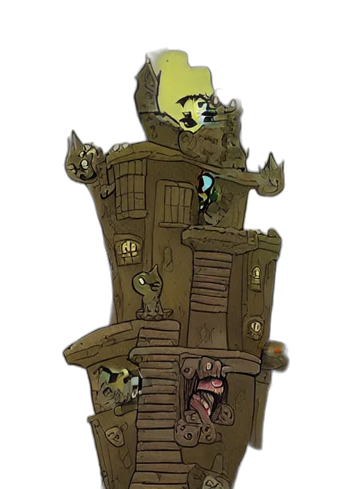 staff, furniture, concept art, fantasy art transparent PNG cut-out