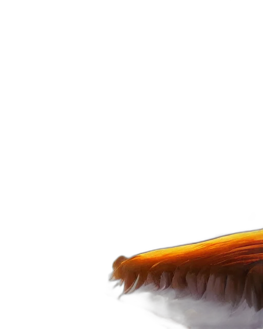 dragon, hair, staff, creature transparent PNG cut-out