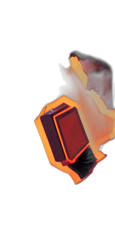 weapon, robot, jacket, mask transparent PNG cut-out