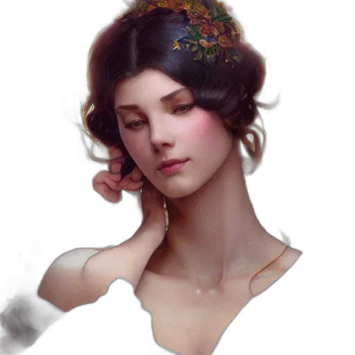 crown, dress, jewelry, face transparent PNG cut-out