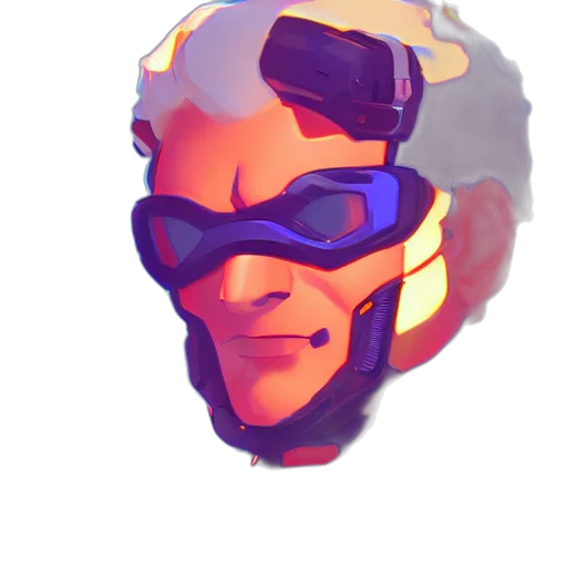 face, robot, mask, jacket transparent PNG cut-out