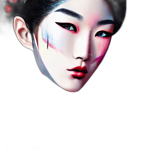 face, mask, photorealistic, fantasy art transparent PNG cut-out