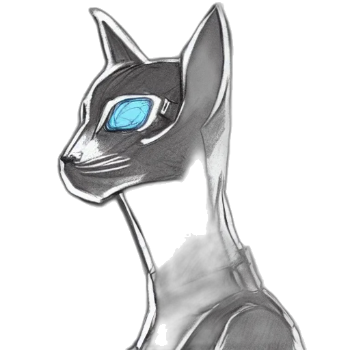 robot, mask, animal, creature, concept art, watercolor, pencil sketch, cartoon transparent PNG cut-out