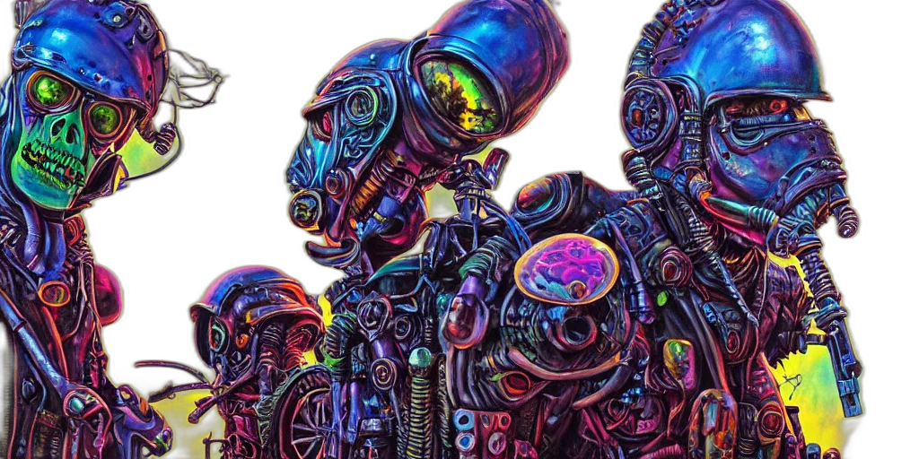 robot, mask, jacket, face transparent PNG cut-out