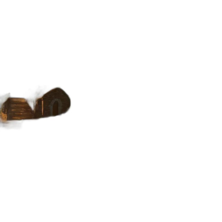 shoes, furniture, weapon, hat, 3d render, concept art, photorealistic, earth tones transparent PNG cut-out