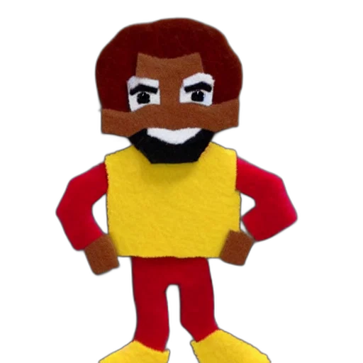 staff, mask, 3d render, pixel art transparent PNG cut-out