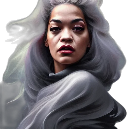 face, crown, hair, dragon transparent PNG cut-out
