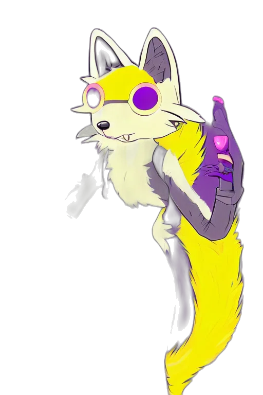 staff, weapon, concept art, pixel art, cyberpunk, cartoon, neon, pastel transparent PNG cut-out