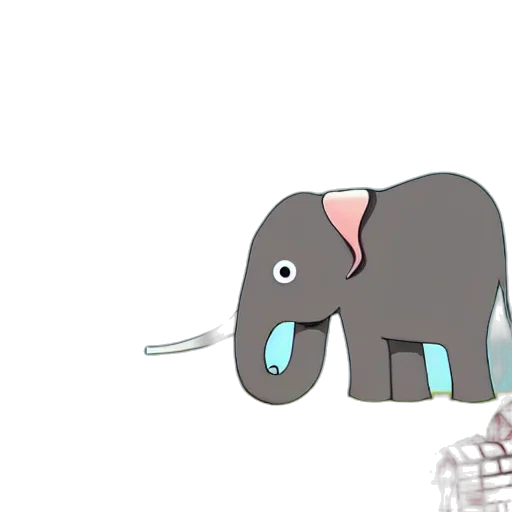 animal, creature, concept art, 3d render transparent PNG cut-out