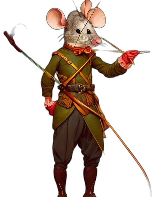 staff, mask, animal, hat, concept art, fantasy art, pixel art, 3d render transparent PNG cut-out