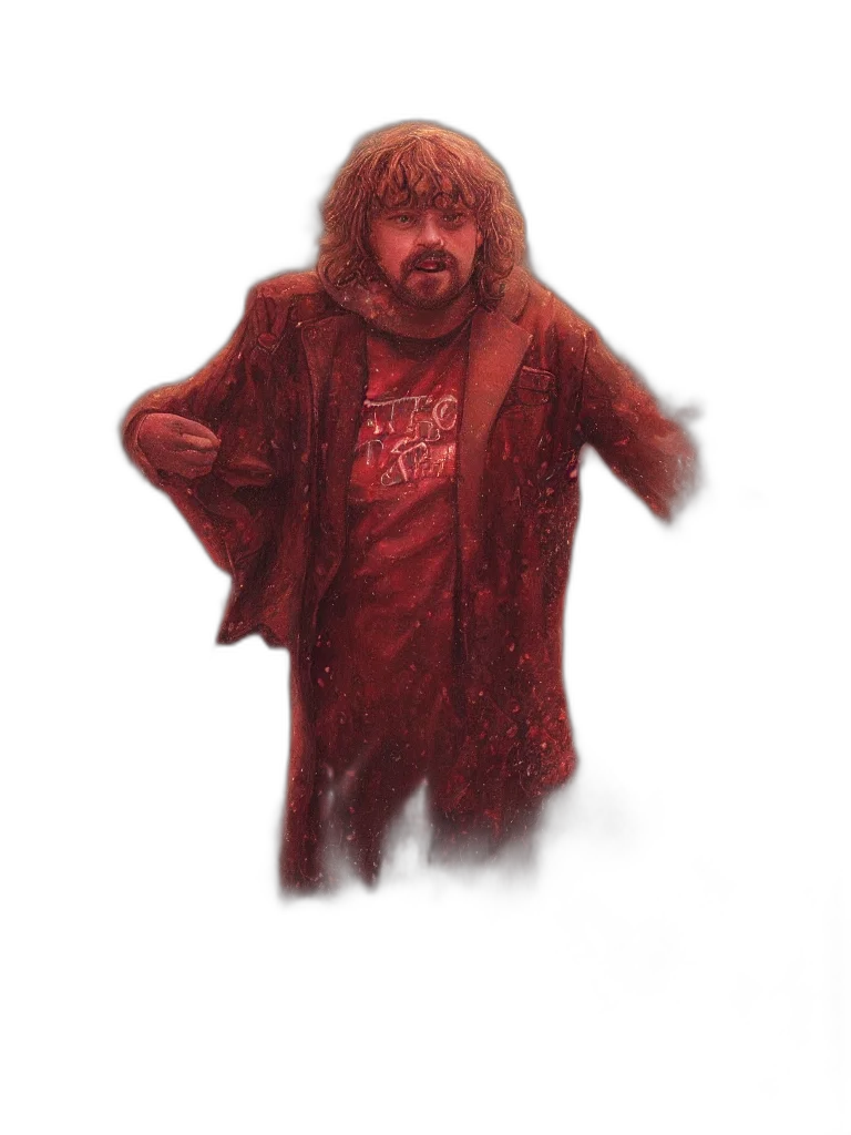 jacket, creature, animal, hair, concept art, comic book art, watercolor, photorealistic transparent PNG cut-out