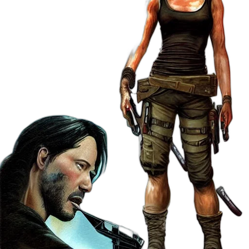 weapon, concept art, comic book art, photorealistic transparent PNG cut-out