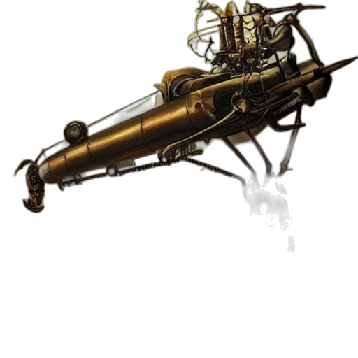 weapon, staff, robot, sword, concept art, fantasy art, 3d render, photorealistic transparent PNG cut-out