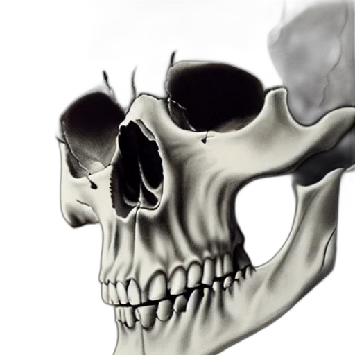 face, mask, crown, animal, photorealistic, 3d render, concept art, hyperrealism transparent PNG cut-out