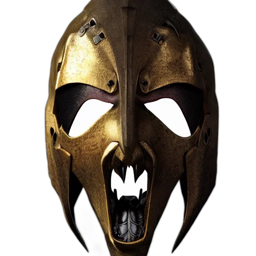 mask, face, concept art, 3d render, fantasy art, realistic, demodus, draculae transparent PNG cut-out