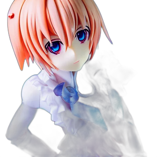 dress, robot, face, staff transparent PNG cut-out