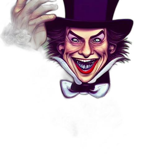 face, mask, hat, staff, comic book art, concept art, cartoon, pixel art transparent PNG cut-out