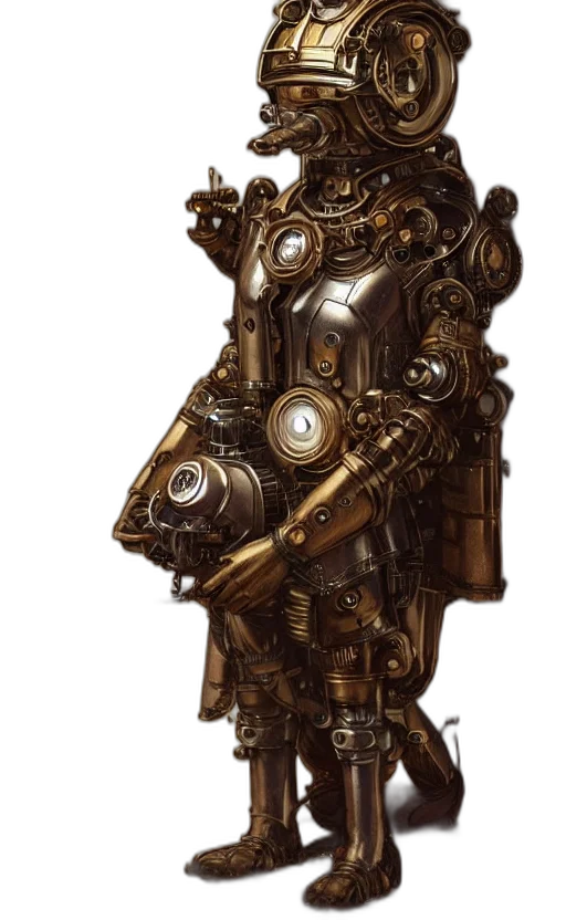 robot, weapon, face, staff transparent PNG cut-out