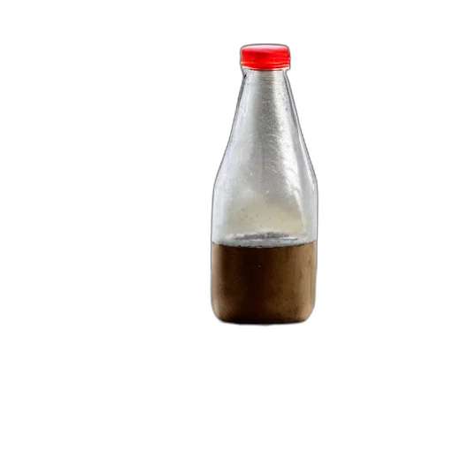 bottle, food, weapon, hair, 3d render, photorealistic, concept art, milk transparent PNG cut-out