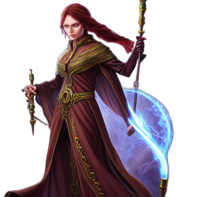 staff, sword, fantasy art, concept art, pixel art, 3d render, dark, red transparent PNG cut-out