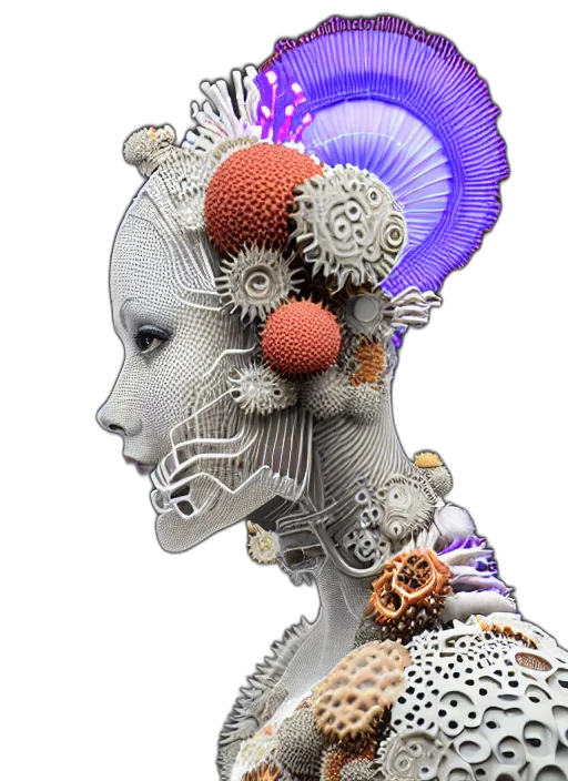 robot, jewelry, crown, mask transparent PNG cut-out