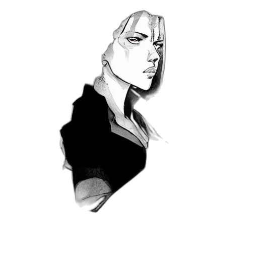 face, mask, jacket, staff transparent PNG cut-out