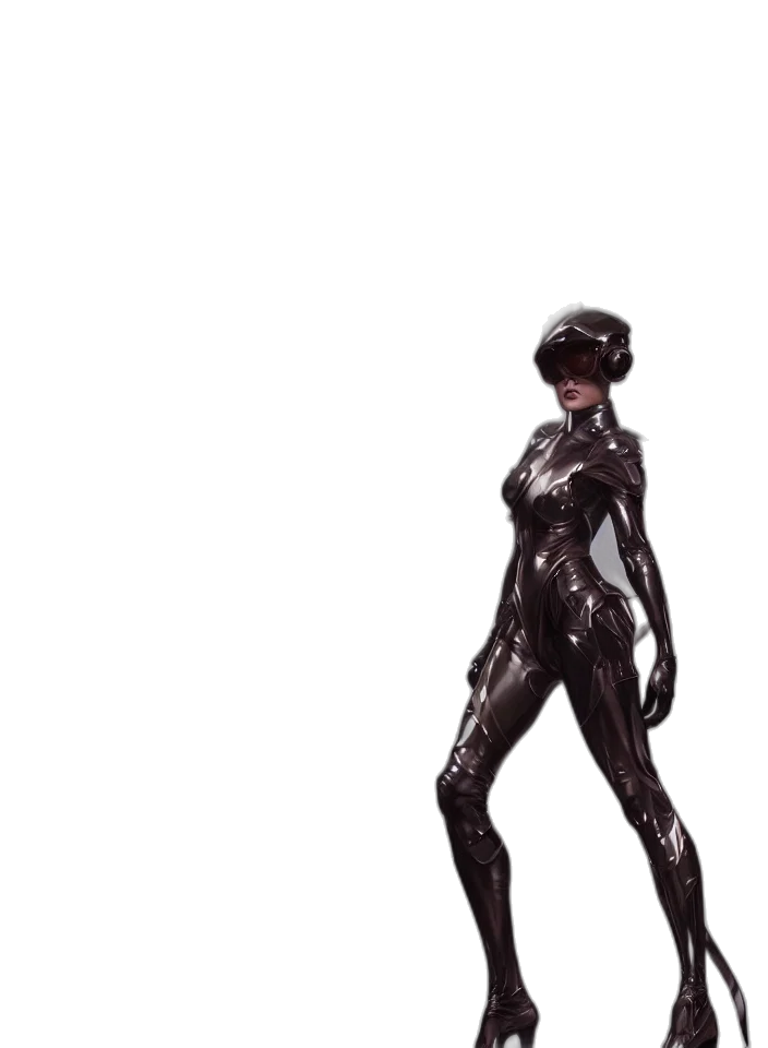 robot, dress, creature, mask transparent PNG cut-out