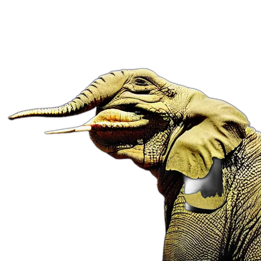 creature, animal, dragon, mask, concept art, 3d render, photorealistic, profile transparent PNG cut-out