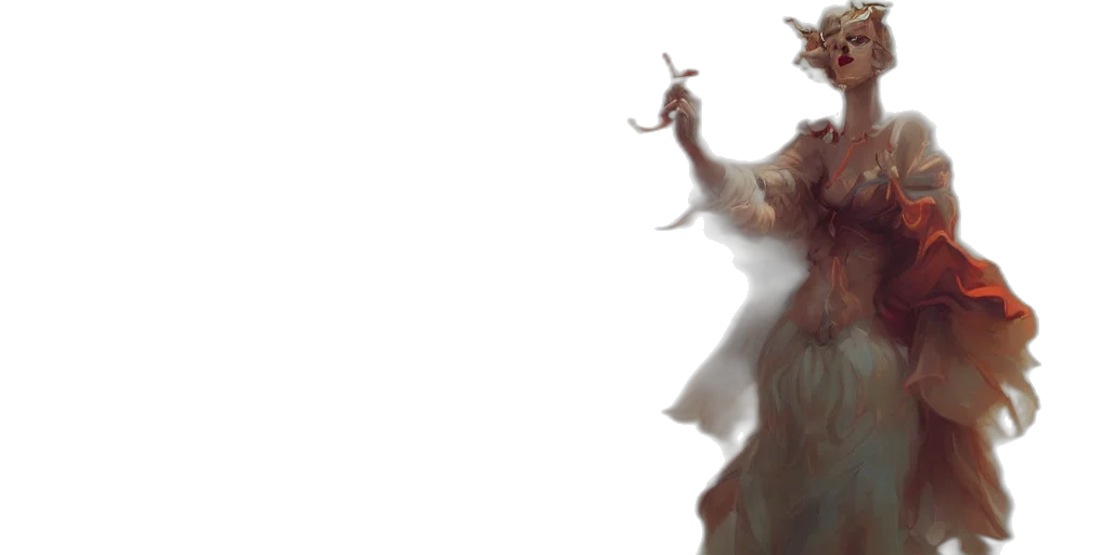 creature, crown, dragon, staff transparent PNG cut-out