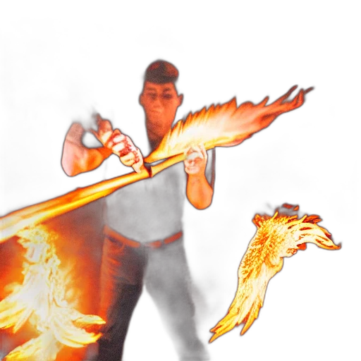 staff, dragon, weapon, animal transparent PNG cut-out