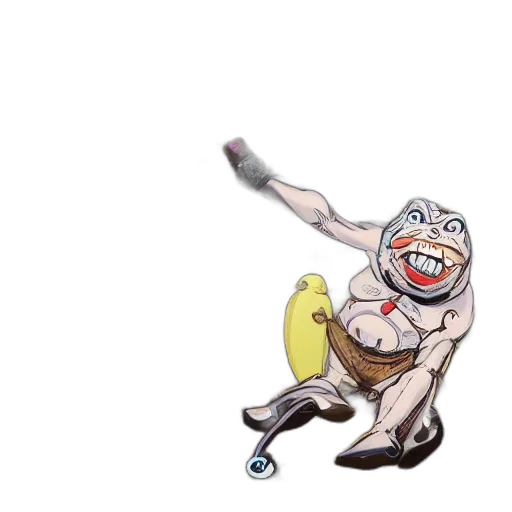 weapon, staff, creature, animal transparent PNG cut-out