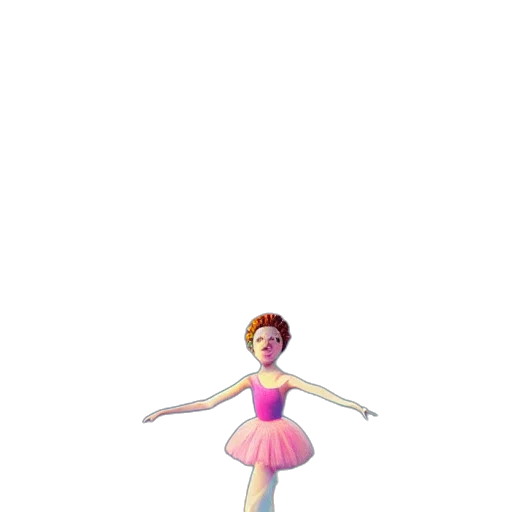 dress, staff, 3d render, cartoon transparent PNG cut-out