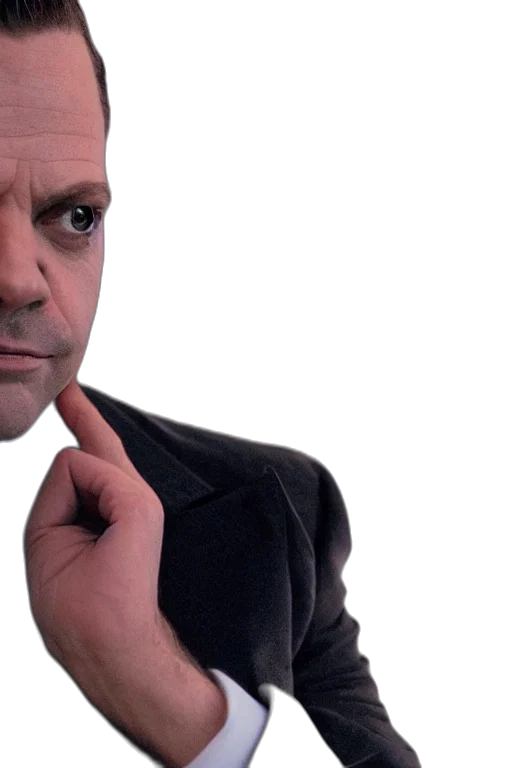 jacket, face, staff, lachlan transparent PNG cut-out