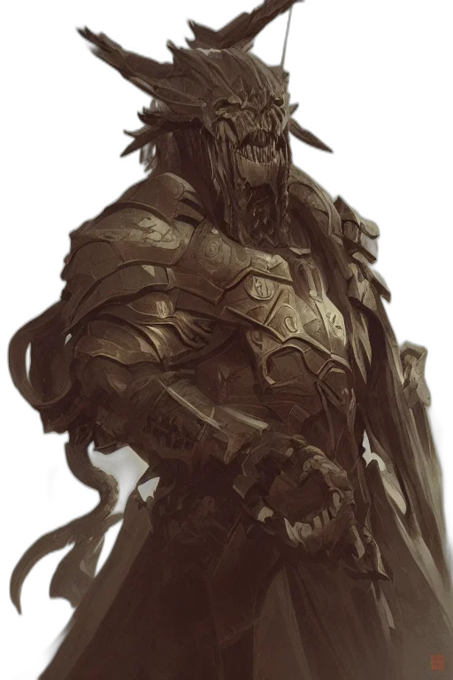 mask, creature, staff, face transparent PNG cut-out
