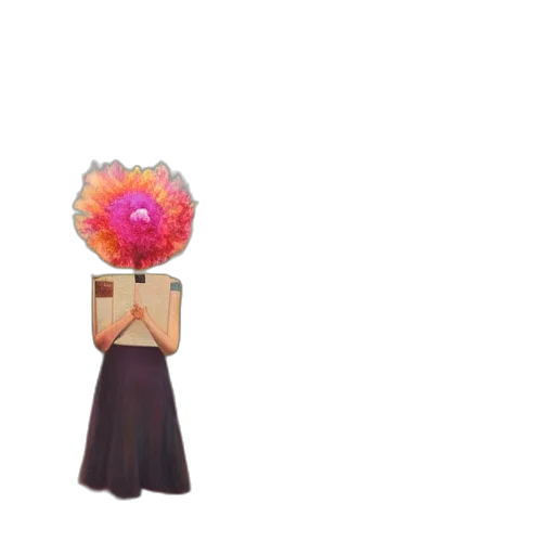 flower, dress, umbrella, crown transparent PNG cut-out
