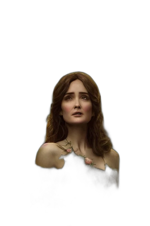 face, jewelry, dress, staff transparent PNG cut-out