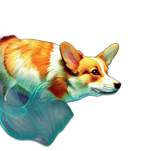 animal, creature, staff, crown transparent PNG cut-out